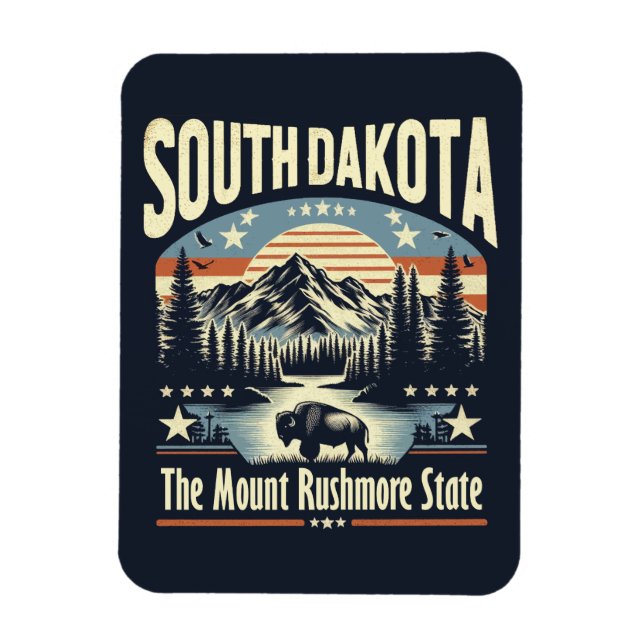 South Dakota Magnet (Vertical)