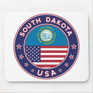 South Dakota Mouse Pad
