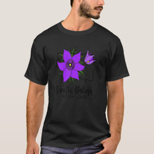 South Dakota Pasque Flower T-Shirt