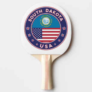 South Dakota Ping Pong Paddle