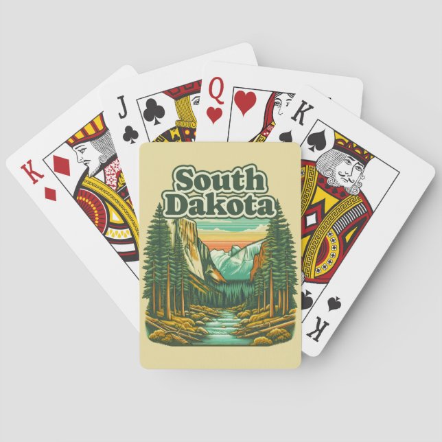 South Dakota Playing Cards (Back)