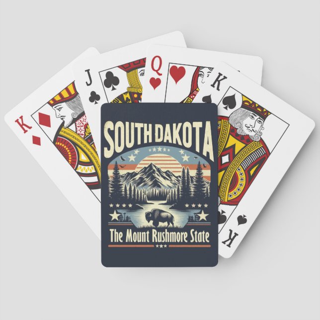 South Dakota Playing Cards (Back)