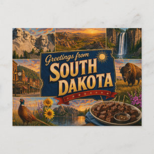 South Dakota Postcard