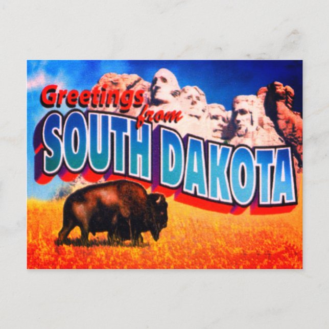 South Dakota Postcard (Front)