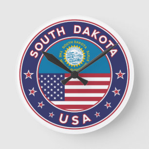 South Dakota Round Clock