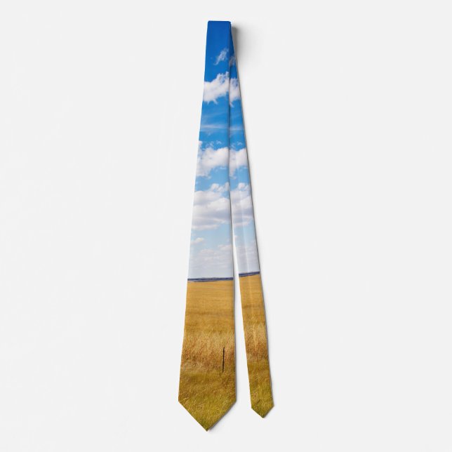 South Dakota rural landscape Tie (Front)