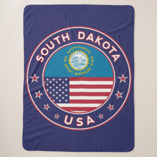 South Dakota Sherpa Blanket
