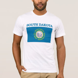 South Dakota State Flag American Apparel T-shirt