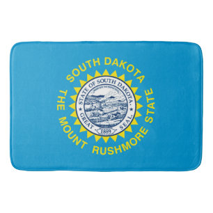 South Dakota State Flag Design Bath Mat