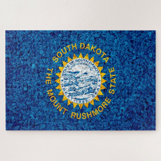 South Dakota State Flag Jigsaw Puzzle (Horizontal)