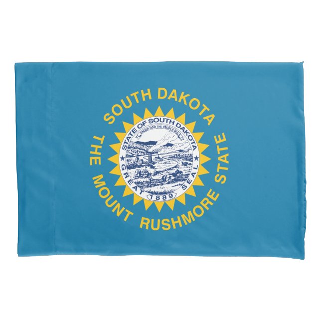South Dakota State Flag Pillowcase (Front)