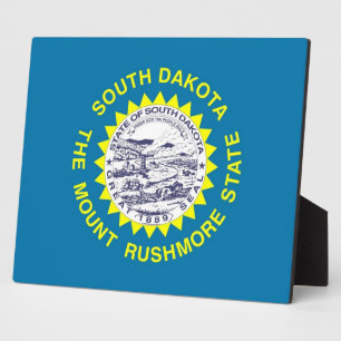 South Dakota State Flag Plaque