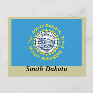 South Dakota State Flag Postcard