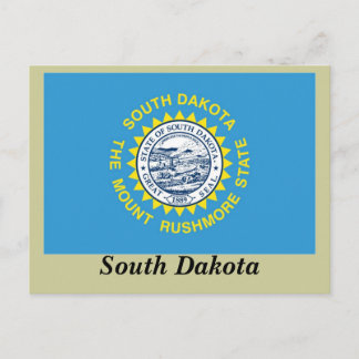 South Dakota State Flag Postcard