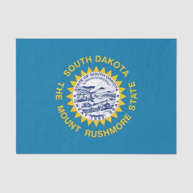 South Dakota State Flag Tissue Paper (Front)
