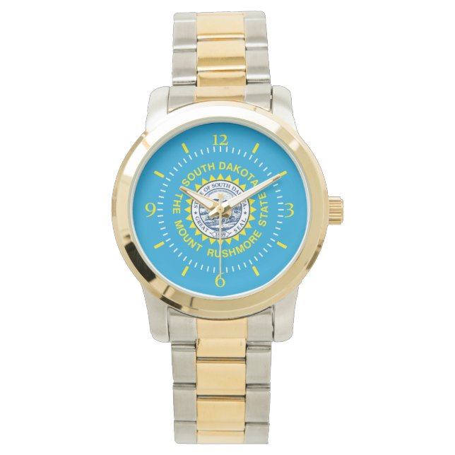 South Dakota State Flag Watch Design (Front)