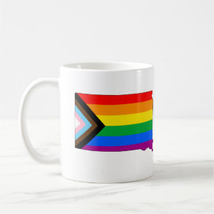South Dakota State Pride LGBTQ Progress Pride Coffee Mug