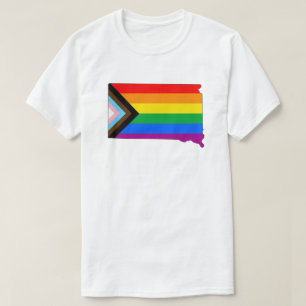 South Dakota State Pride LGBTQ Progress Pride T-Shirt