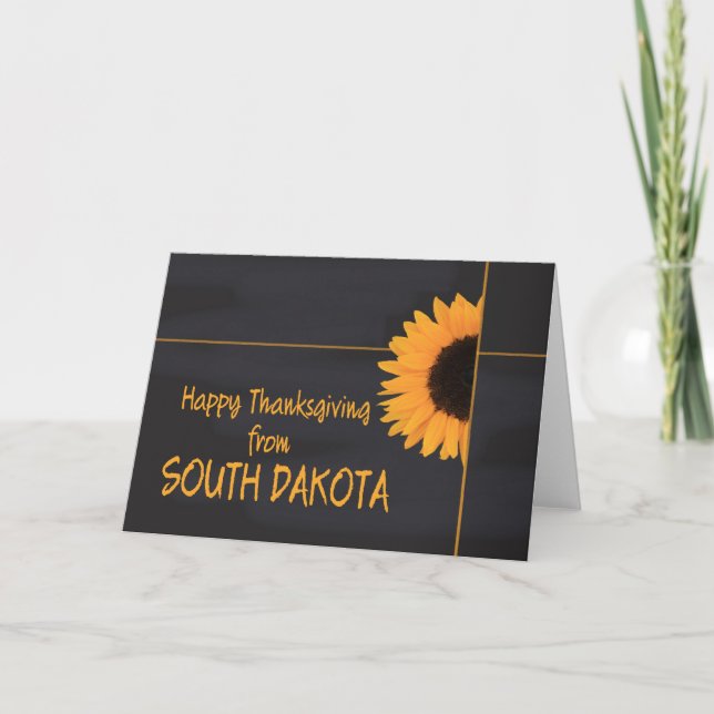 South Dakota Thanksgiving Card (Front)