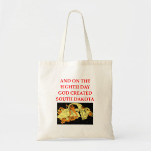south dakota tote bag
