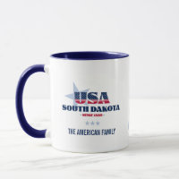 South Dakota USA 1889 Personalised