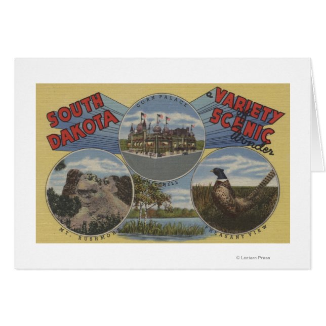 South Dakota - Variety of Scenic Wonder (Front Horizontal)