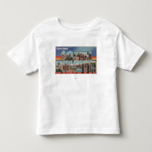 South DakotaLarge Letter ScenesSouth Dakota Toddler T-Shirt