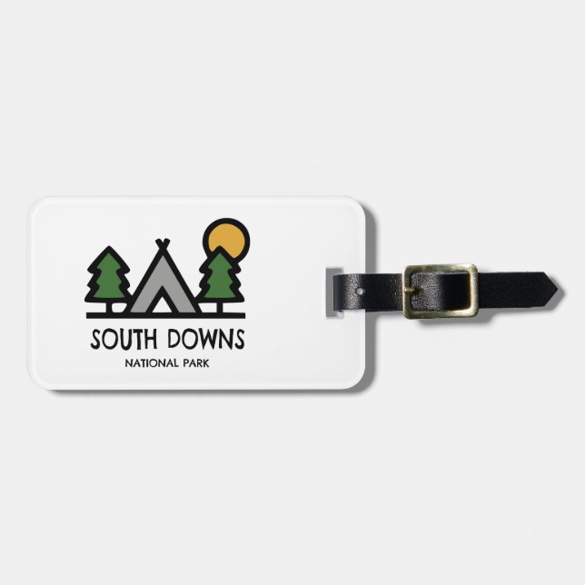 South Downs National Park Luggage Tag (Front Horizontal)