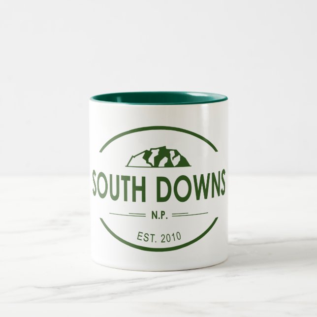 South Downs National Park Two-Tone Coffee Mug (Center)
