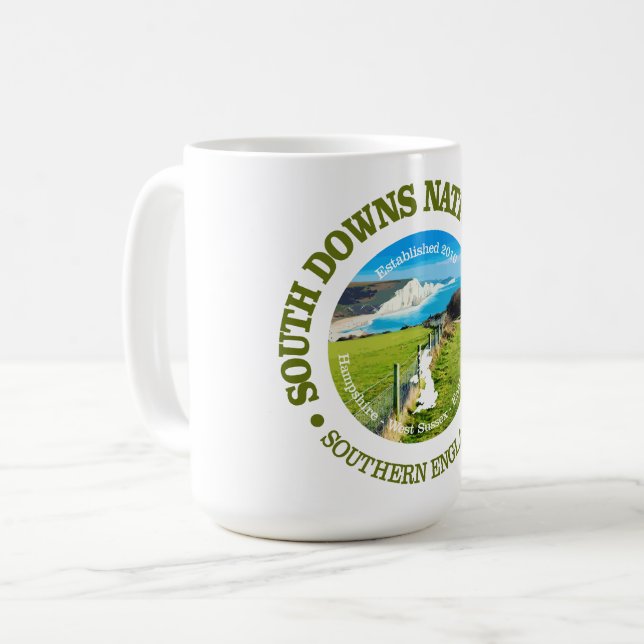 South Downs NP Coffee Mug (Front Left)
