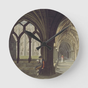South East Angle of the Cloisters, plate T from 'W Round Clock