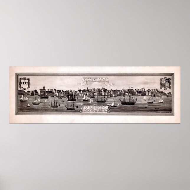 South East Prospect of the City of Philadelphia Poster (Front)