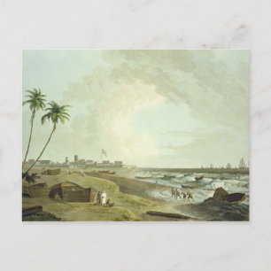 South East View of Fort St. George, Madras, plate Postcard