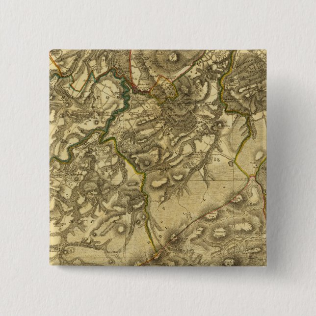 South Edinburgh Shire 15 Cm Square Badge (Front)
