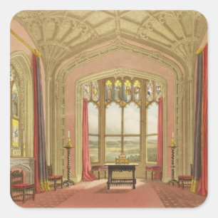South End of St. Michael's Gallery, from 'Graphic Square Sticker