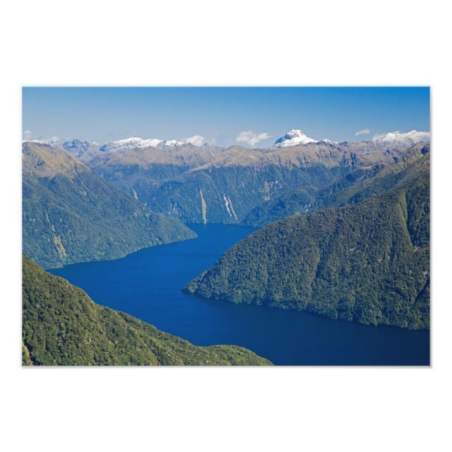 South Fiord, Lake Te Anau, Fiordland National Photo Print (Front)