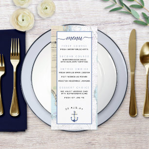South Florida ⚓️💍 Nautical Wedding Menu