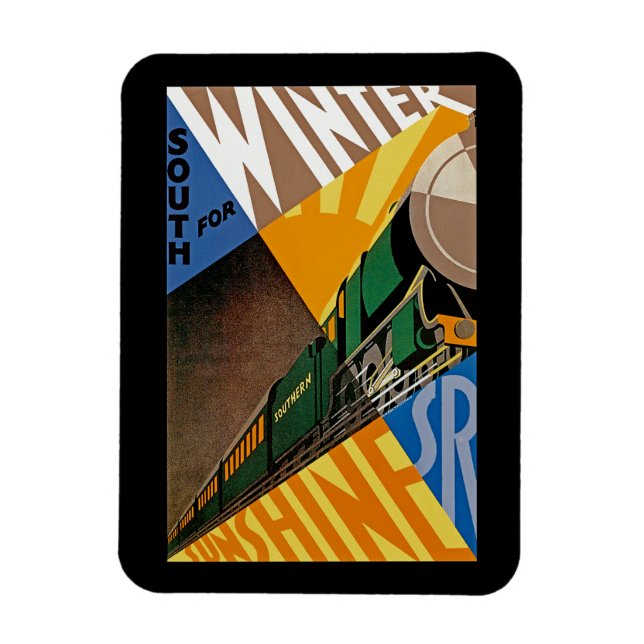 South For Winter Sunshine Magnet (Vertical)