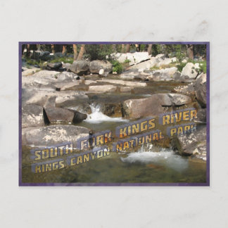 South Fork Kings River Crossing The John Muir Trai Postcard