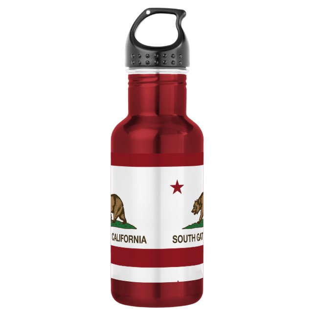 South Gate California Republic Flag 532 Ml Water Bottle (Front)