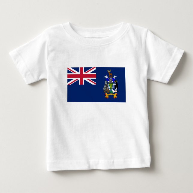 South Georgia and the South Sandwich Islands Flag Baby T-Shirt (Front)