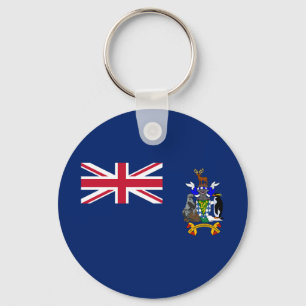 South Georgia and the South Sandwich Islands Flag Key Ring