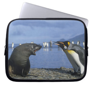 South Georgia Island, St. Andrews Bay, King Laptop Sleeve