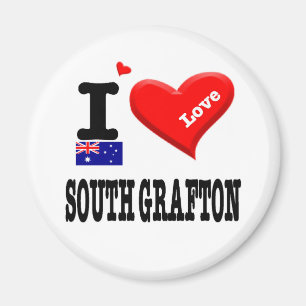 SOUTH GRAFTON - I Love Magnet