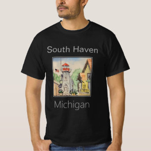 South Haven Lighthouse, Michigan T-Shirt