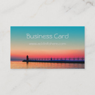 South Haven Mi Lighthouse Business Cards