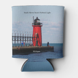 South Haven South Pierhead Light can cooler