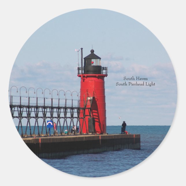 South Haven South Pierhead Light sticker (Front)