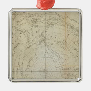 South Hemisphere Metal Tree Decoration