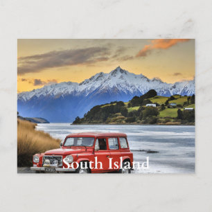 South Island NZ Postcard